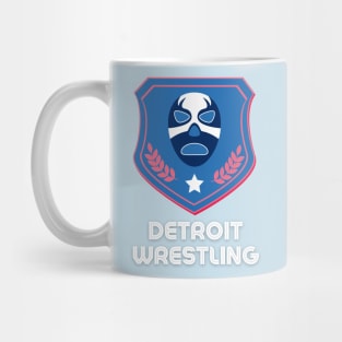 Detroit Wrestling "Shocking Blue" Mug